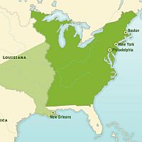 JAV teritorinė ekspansija 1790-1861 m.