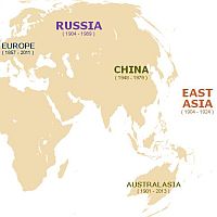 Europa, Azija, Australija XIX-XXI a.